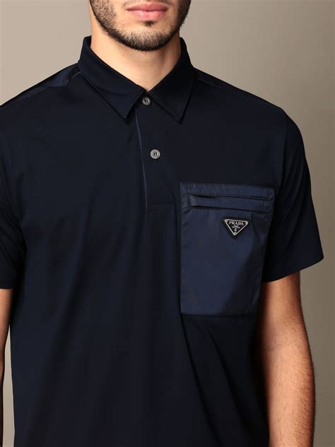 mens prada polo shirt sale|prada long sleeve polo.